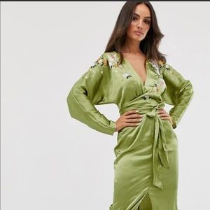 ASOS batwing midi dress